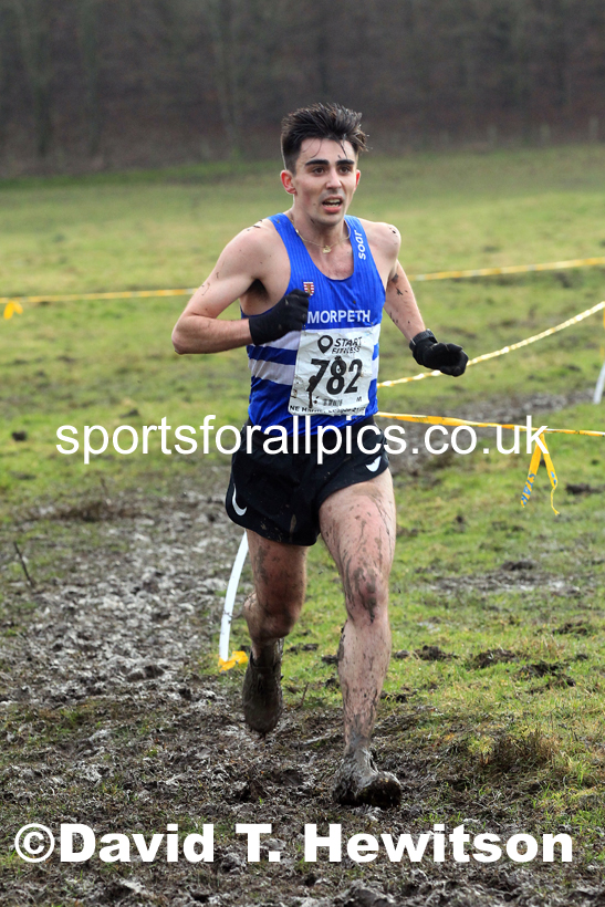 Senior mens 2022 North Eastern Harrier League, Thornley Farm, Peterlee, County Durham. Photo: David T. Hewitson/Sports for All Pics